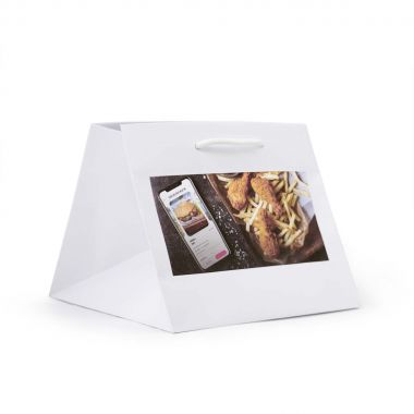Square shopping bag in...