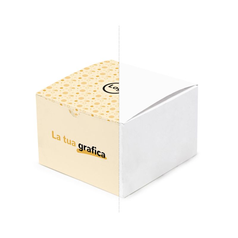 Scatole box panino personalizzate mod. MAXI BOX 15x15x10 cm