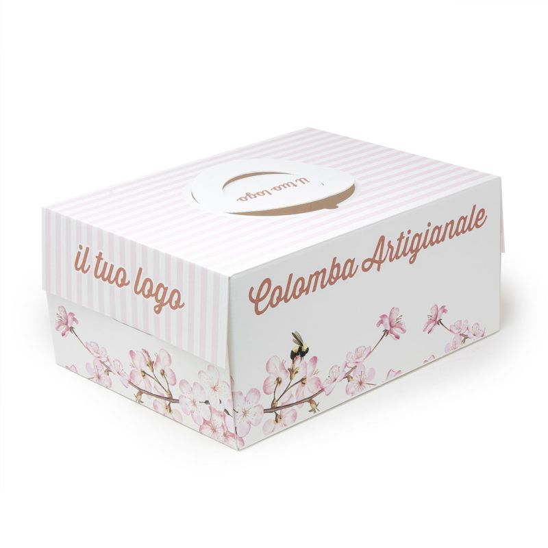 Scatola mod. CHIC per colomba 32,5x24,5x15 cm - Personalizzata