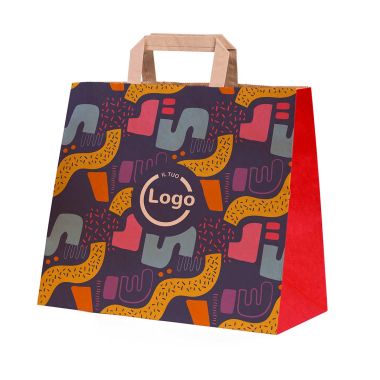 Kraft paper shopping bag...