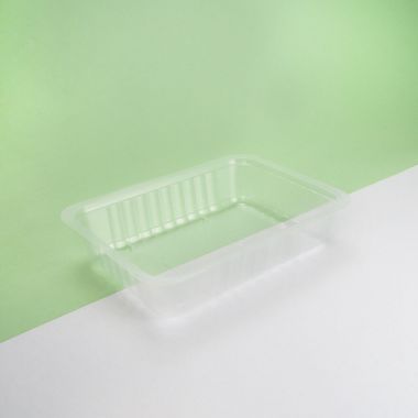 Vaschetta plastica trasparente 190x137x50 mm - Neutro