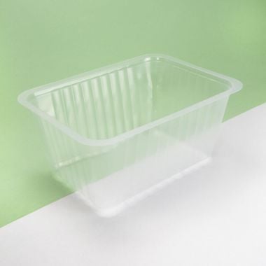 Vaschetta plastica trasparente 190x137x90 mm - Neutro
