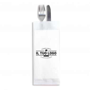 Customizable White cutlery custody