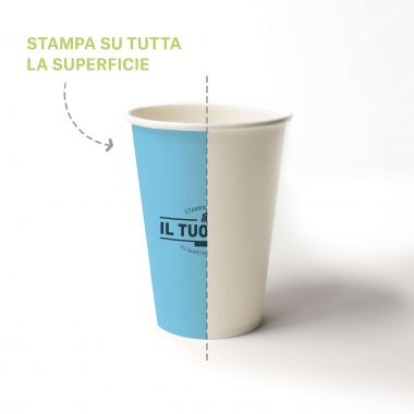 Compostable PLA cups 200 cc - 7 oz - Custom design