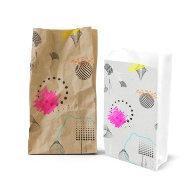 Paper kraft bags Basis 25 cm (bellow 14 cm)