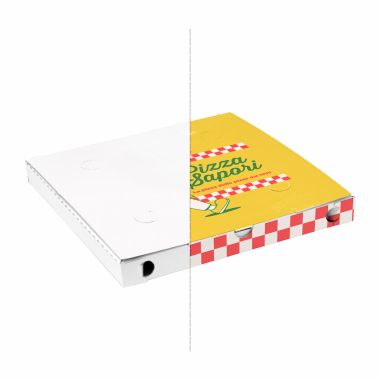 Square pizza boxes -...