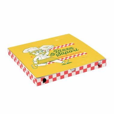 Scatole pizza quadrate -...