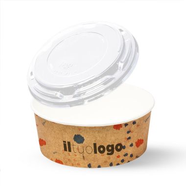 750 ml cardboard bowls with...