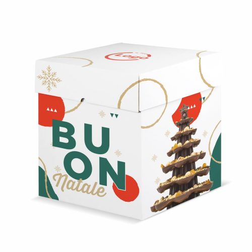 Boxes mod. CLIP for panettone 19x19x23 cm - Personalized