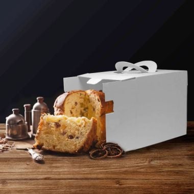 SCATOLA PANETTONE MODELLO CHIC 23 x 23 x 21 cm