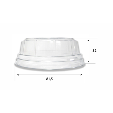PET lids for cardboard cups...