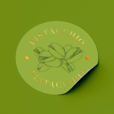 Round adhesive labels -...