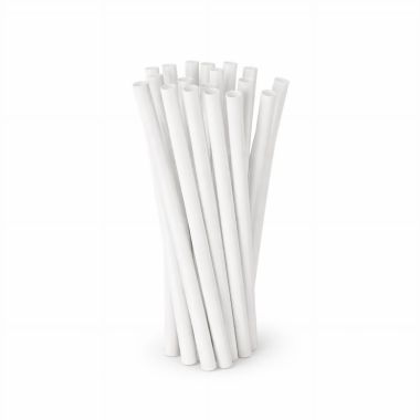 Cannucce in PLA Ø 7mm - Bianco