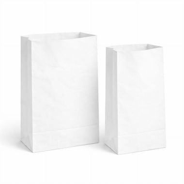 Sacs en papier kraft blanc...