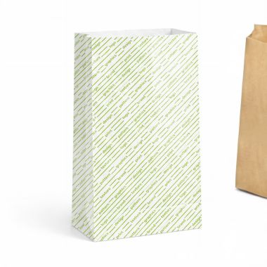 Sacchetti Kraft bianchi Base 25 cm (soffietto 14 cm)