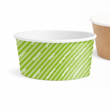 Bols en carton blanc/Havane...