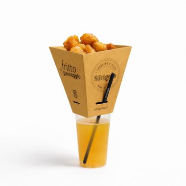 Cardboard cones for fried...