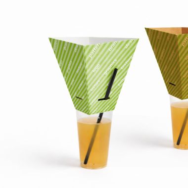 Cardboard cones for fried...
