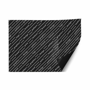 Placemats Straw Paper Black...