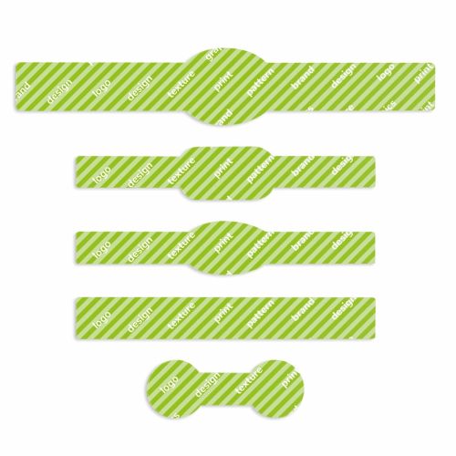 Étiquettes adhésives de forme personnalisée
