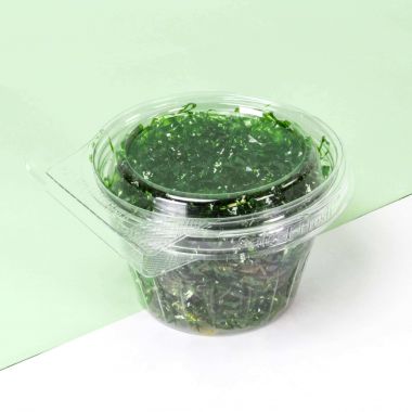 Bicchieri contenitori con sigillo e coperchio piatto 250ml