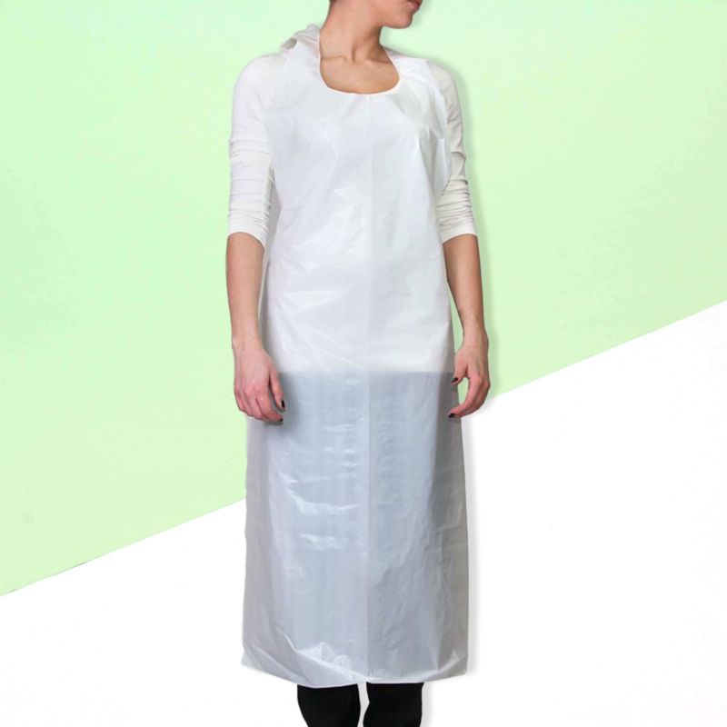 Disposable apron pvc 760 x 1225 Disposable apron pvc 760 x 1225