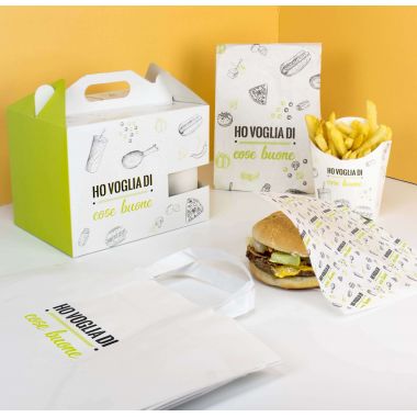 French fries paper boxes "I...