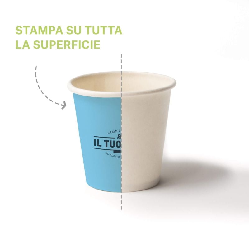Paper coffee cup 70 cc - 2.5 oz - Custom design