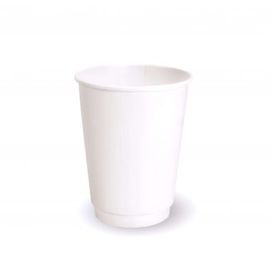 Double wall PLA compostable cups 450 cc custom design