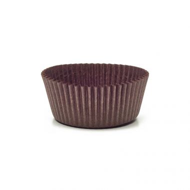Brown Circular Baking Cups n.7 (ø50x h25 mm)