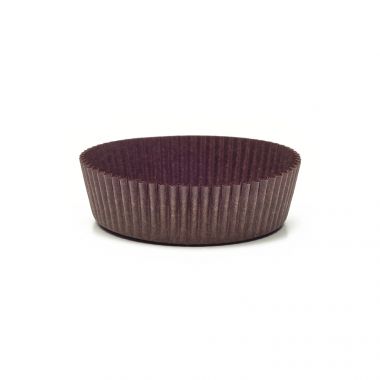 Brown Circular Baking Cups n.9B (ø70x h25 mm)