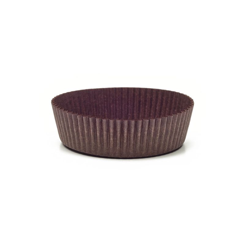 Brown Circular Baking Cups n.9B (ø70x h25 mm)