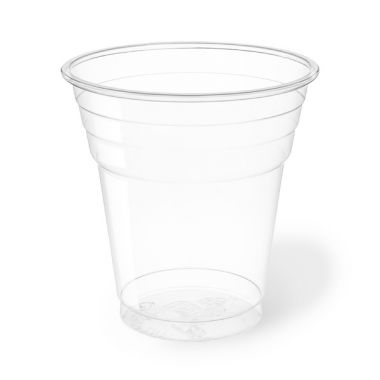 Clear Plastic PET Cups 200 cc Compostable - Neutral