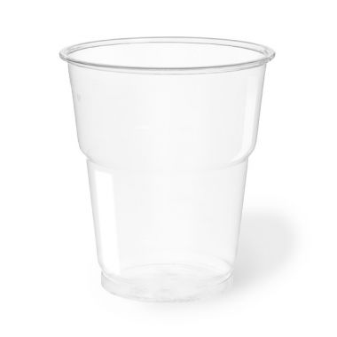 Clear Plastic PET Cups 250 cc compostable - neutral