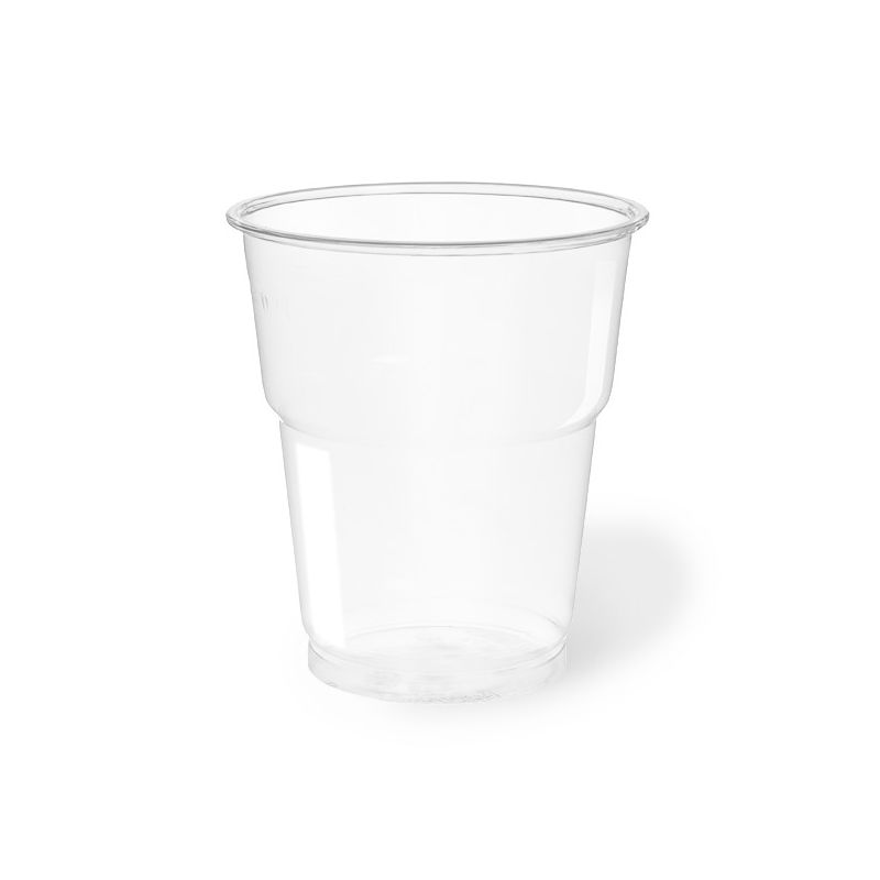 Clear Plastic PET Cups 250 cc compostable - neutral
