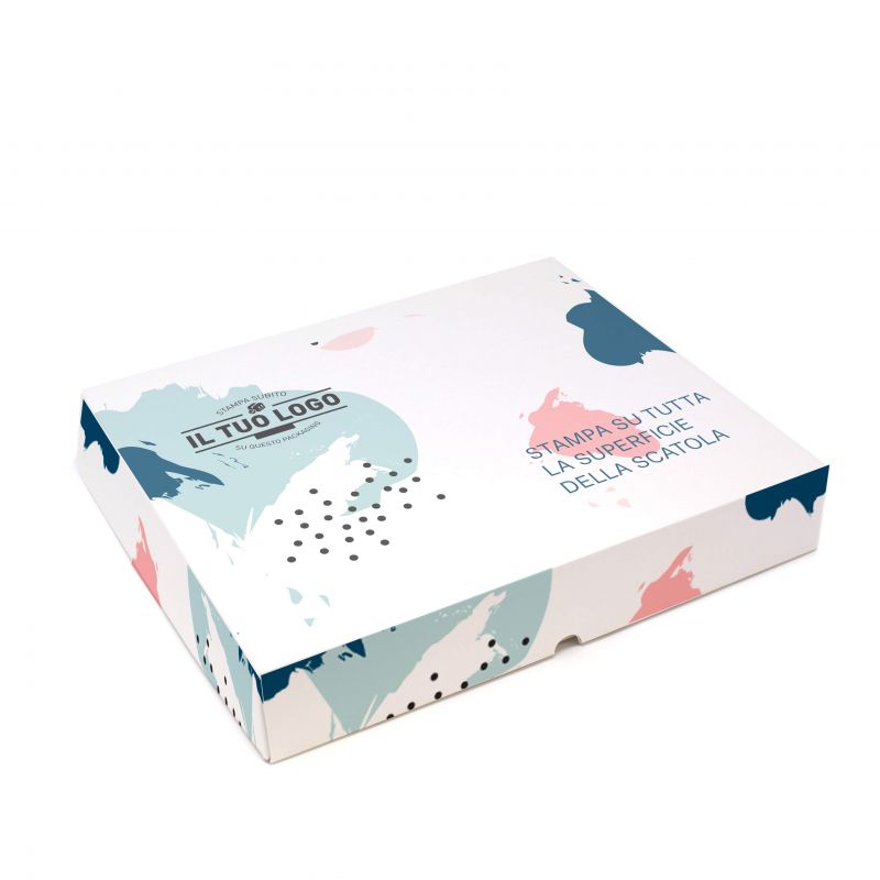 Boxes for pastry to customize - 27x27x10 - up to 4 colours Boxes for pastry to customize - 27x27x10 - up to 4 colours