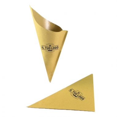 Straw paper cone for fried [21 x 29.5 cm]