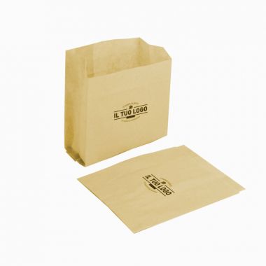 Sand paper kraft bags for french fries