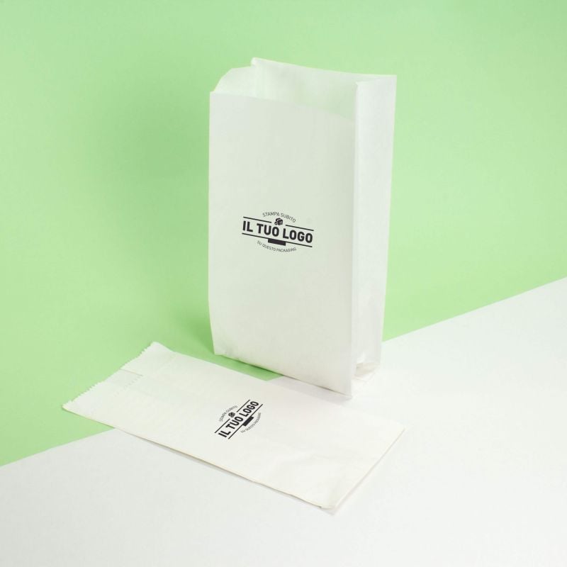 White Paper kraft bags
