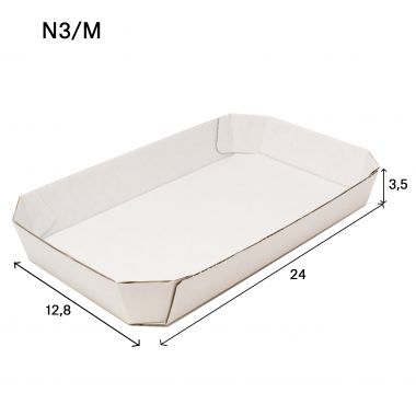 Cardboard trays for food N3/M