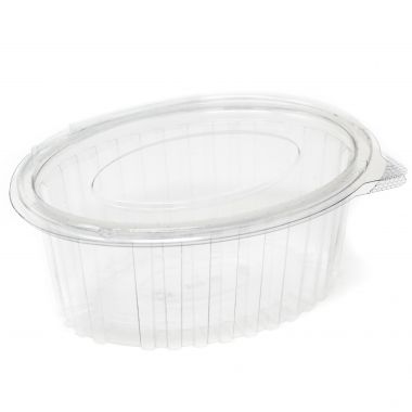 Oval Container with lid 375 ml