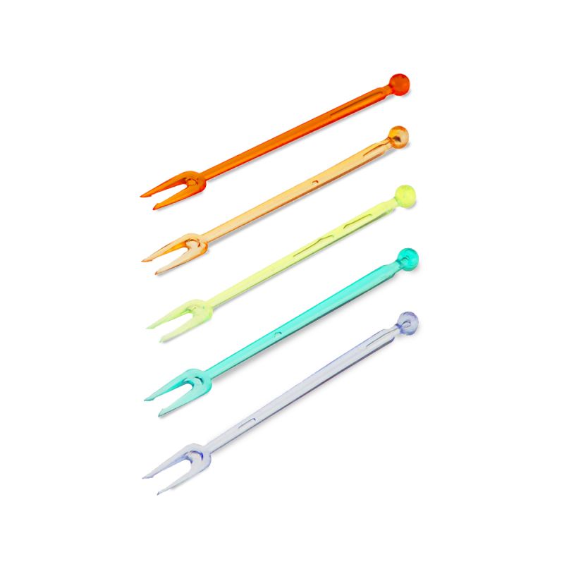 Colored Forks with two tips