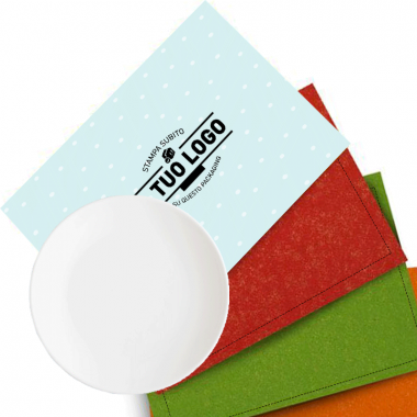 Smooth white Placemat 30x40 cm