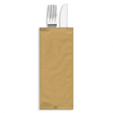 Custody in paper straw cutlery - Neutral