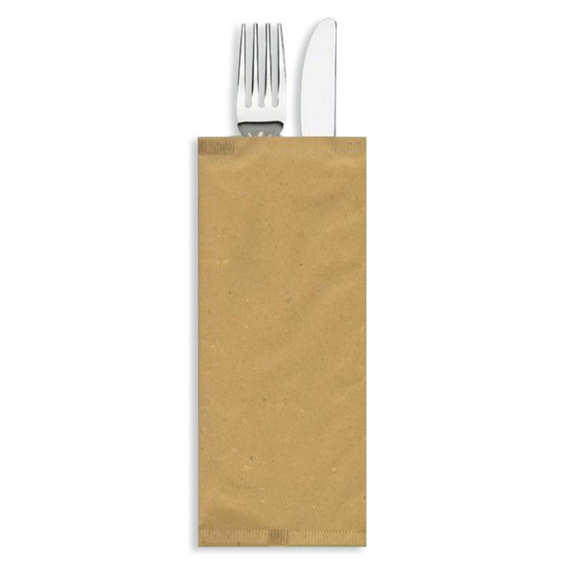 Custody in paper straw cutlery - Neutral Custody in paper straw cutlery - Neutral