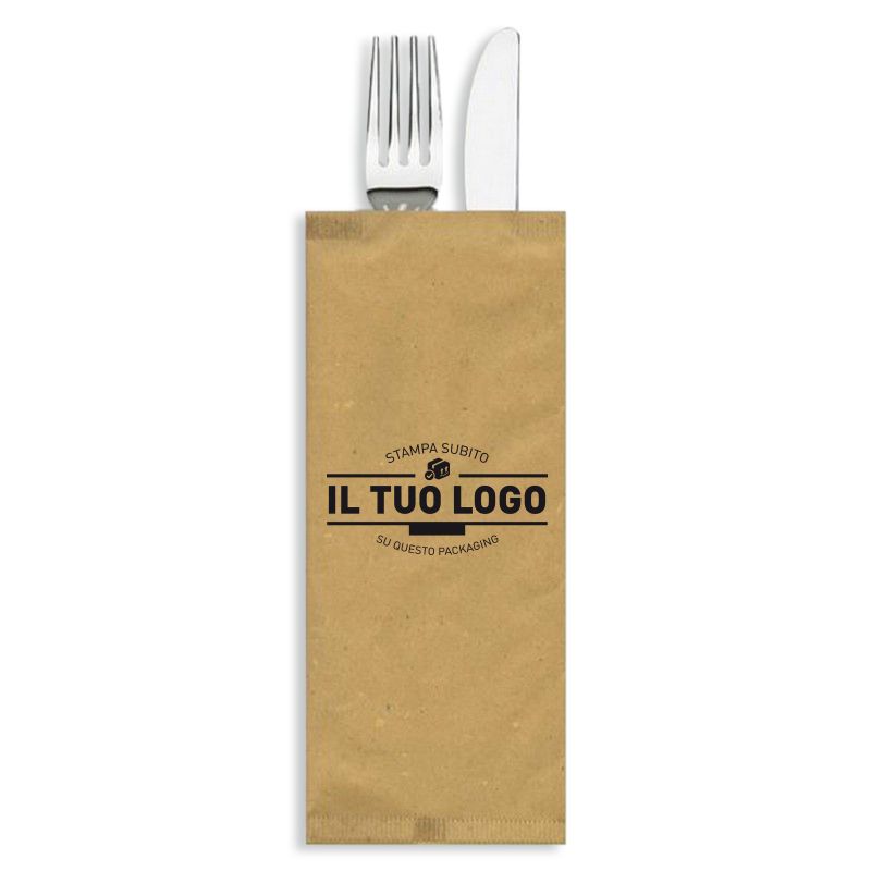 Custody in paper straw cutlery Custody in paper straw cutlery
