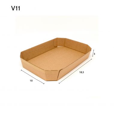 Cardboard trays for food P.11