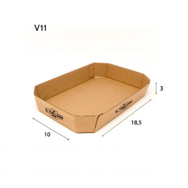 Customizable Cardboard trays for food P.11