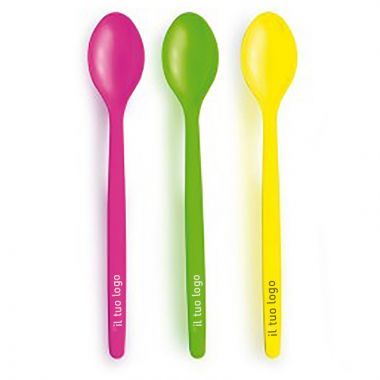 Customizable Long coloured spoons 18 cm