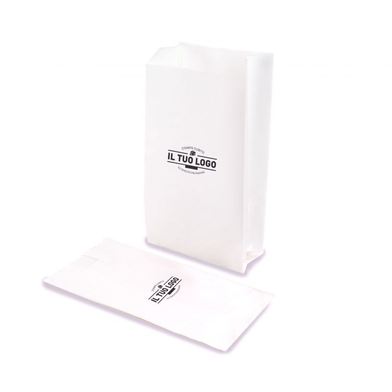 Paper kraft bags basis 12 cm (bellows 8 cm)